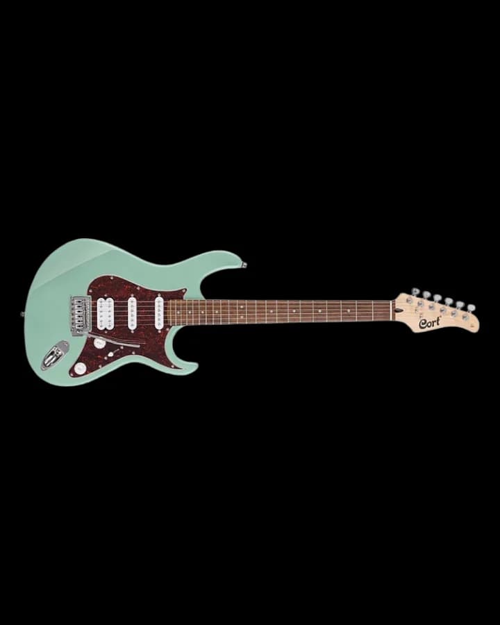 Cort G115SE 6 String Electric Guitar - Seafoam Green